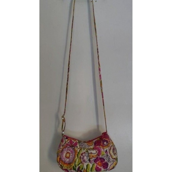 Vera Bradley Mini Hipster Crossbody Purse Multicolor Flower‎ Bag - Picture 11 of 11